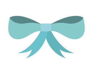 ribbon bown isolated icon