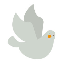 dove bird isolated icon