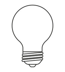 bulb light energy icon