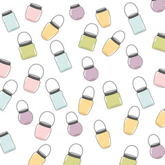 Obraz premium cute mason jar isolated icon