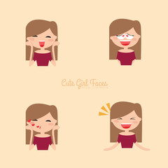girl expression faces