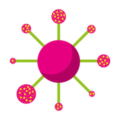 laboratory particle isolated icon