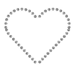 Obraz premium heart love romantic isolated icon