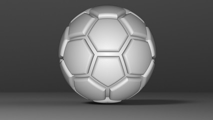 Soccer ball. 3D illustration. 3D CG.