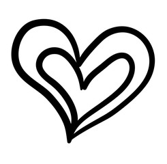 heart love romantic isolated icon