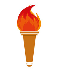 flame olimpic isolated icon
