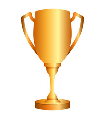 trophy gold isolated icon