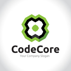 Coding logo,application logo.