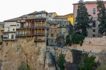Fototapeta na wymiar Famous hanging houses of Cuenca in Spain