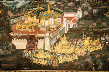 Thai Mural Painting © terkhomson