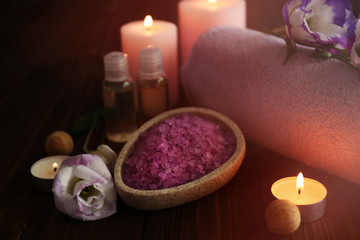 Composition of spa treatments