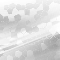 silver metal with honeycomb design background