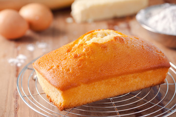 loaf of butter cake