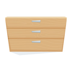 Commode funiture vector
