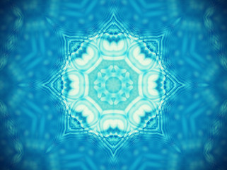 Blue vintage background with abstract pattern