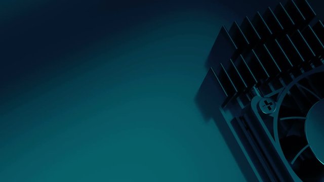 3d render of abstract technology circuit piece, fragment of computer cooler with michoschemes and condensators, glossy detailed surface
