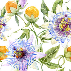Watercolor floral pattern