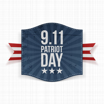 Eleventh September Patriot Day national Label