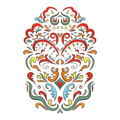 Ethnic pattern in vector