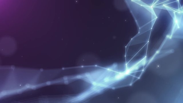 Plexus abstract network titles cinematic background