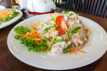 spicy vermicelli salad