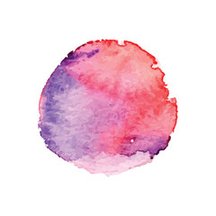 Fototapeta premium Circle in watercolor style