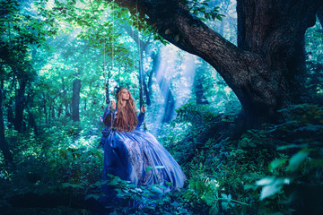 Princess in magic forest