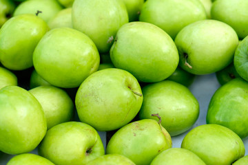 Jujube, Indian jujube, Chinese date, monkey apple, green balls pile was similar to green apple