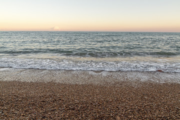 Beach Shore with small stones