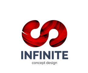 Infinite logo business branding icon