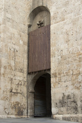 Fototapeta premium Cagliari: Torre dell'elefante, porta d'ingresso nel quartiere Castello. - Sardegna