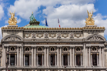 Fototapeta na wymiar Opera National de Paris (Garnier Palace). Paris, France.