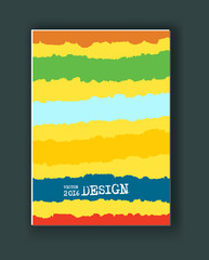 Obraz premium Abstract vector template design.