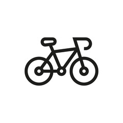 Obraz premium bicycle icon on white background
