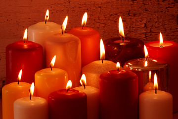 Christmas background, Candles, Weihnachten, Kerzen, Textraum, Copy space