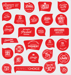 Modern badges and labels collection