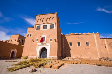 Fototapeta na wymiar Kasbah Taourirt in Ouarzazate, Morocco
