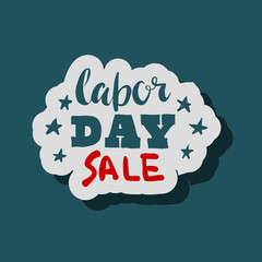 Happy Labour s day inscription.