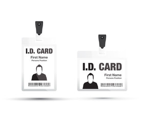id card black