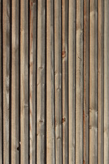 Holzfassade am Haus