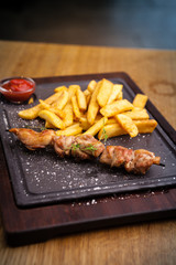 Barbecue grilled pork