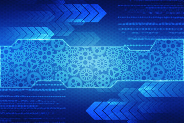 Digital Abstract technology background,2d illustration