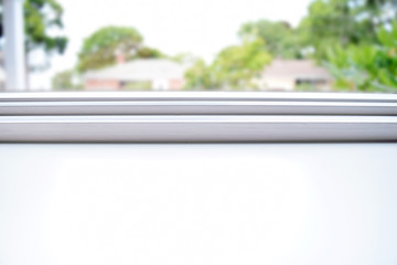 White windowsill