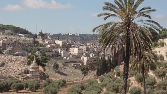 the walled old city of Jerusalem