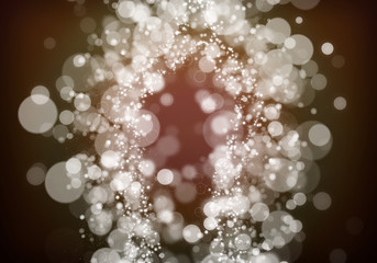 abstract red  bokeh background