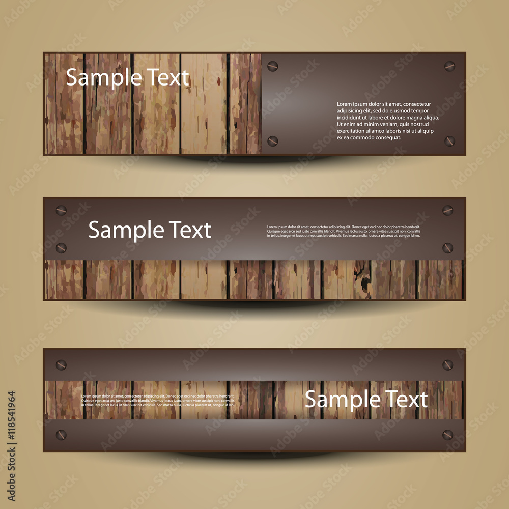 Wall mural banner or header design