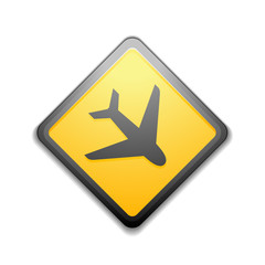 Airport  Plane Hazard Sign
