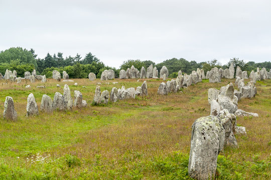 Carnac stones in Brittany