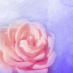 watercolor and flowers abstract background © Kseniia Veledynska