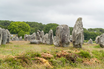 Carnac stones in Brittany